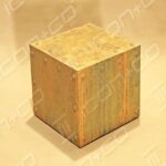 Fake rust rusted effect effect shop display product plinths podiums